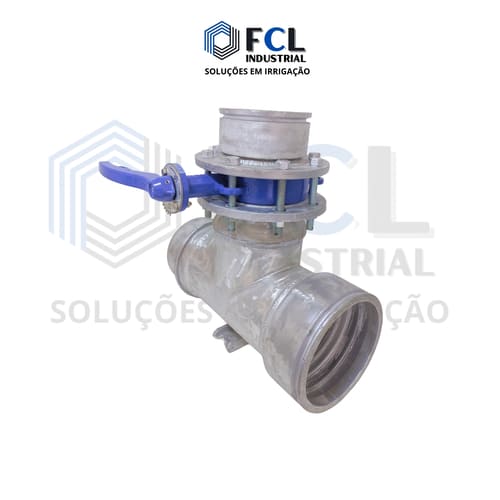Válvula de linha 8Fx8 M c válv. Waffer 6